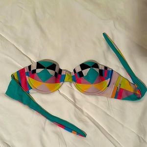 Retro/Art Deco 90s Mara Hoffman Bikini Top! Perfect condition.